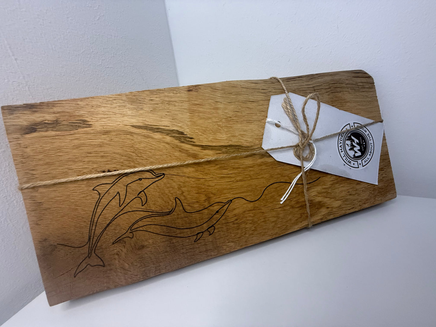 Small Dolphin Engraved Serving / Charcuterie Board