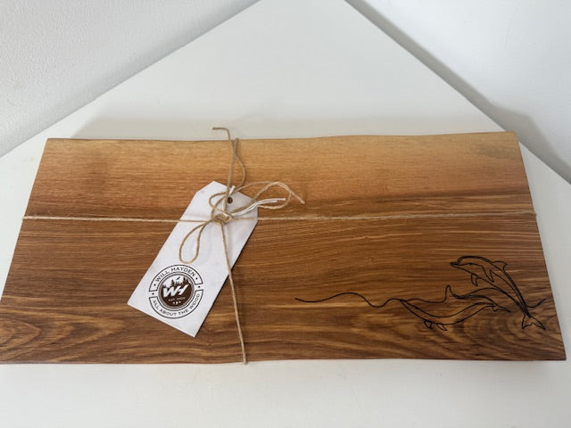 Dolphin Engraved Serving / Charcuterie Board