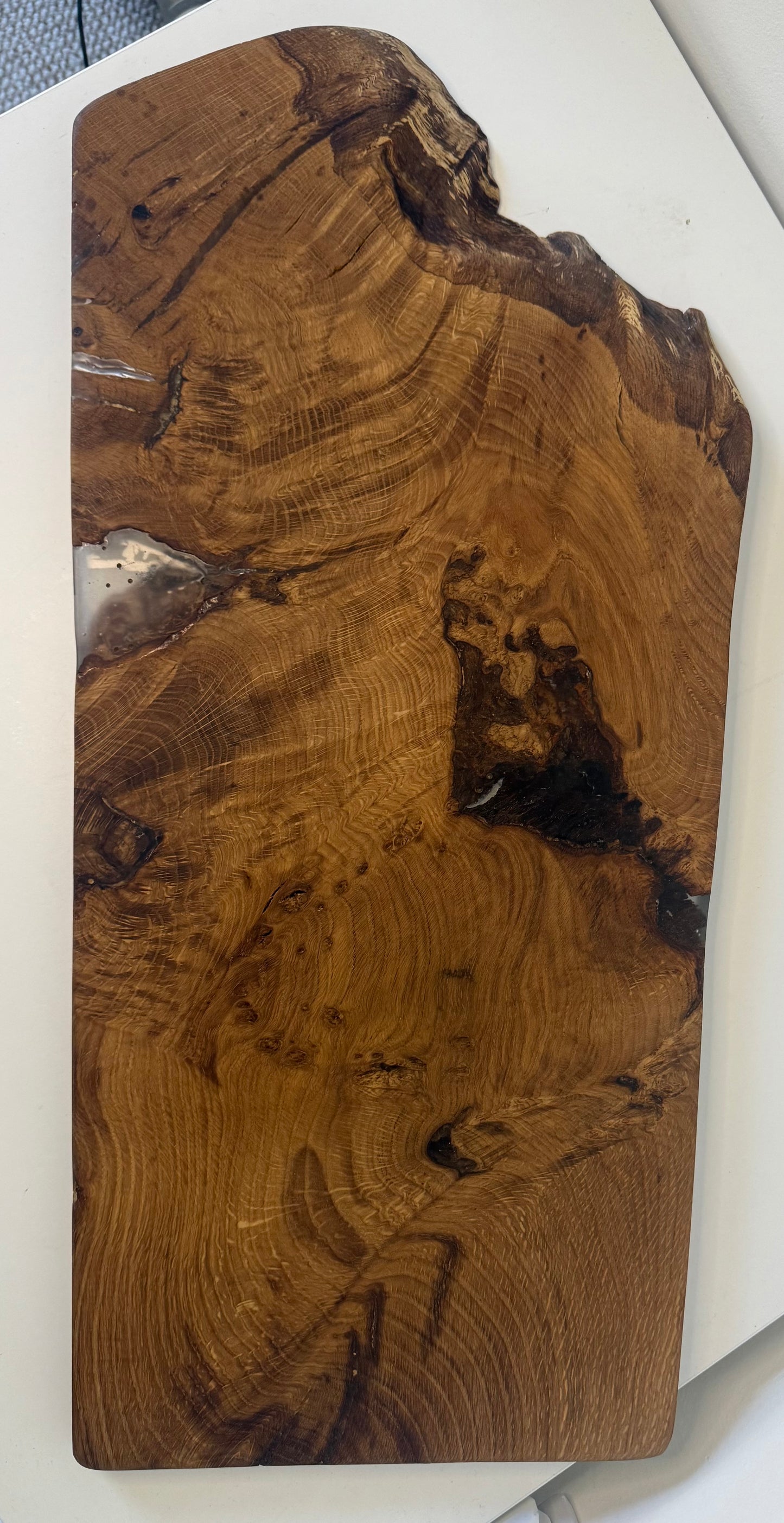 Large Live Edge Oak Serving / Charcuterie Board