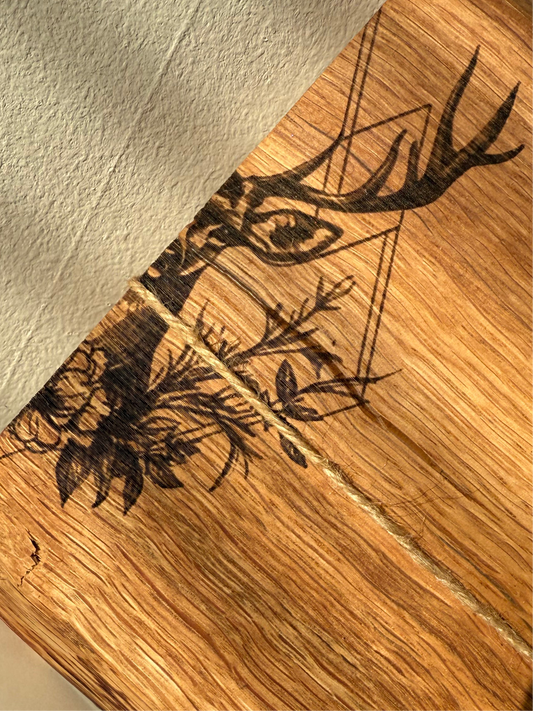 Small Stag Engraved Serving / Charcuterie Board