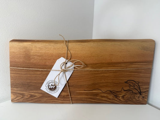 Dolphin Engraved Serving / Charcuterie Board